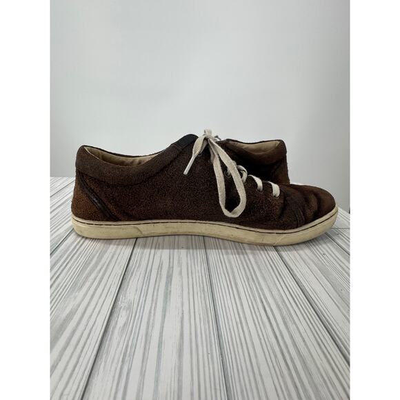 UGG Australia TOMI Brown Bomber Leather Suede Sneakers 1008487, women's US-11 - Picture 6 of 11